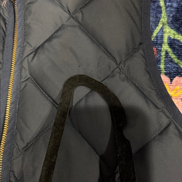 J. Crew Dark Blue Quilted Down Vest Size XS - Picture 10 of 12